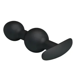 Pretty Love DUO Heavy Balls Silicone Butt Plug 10.4 x 2.6 cm